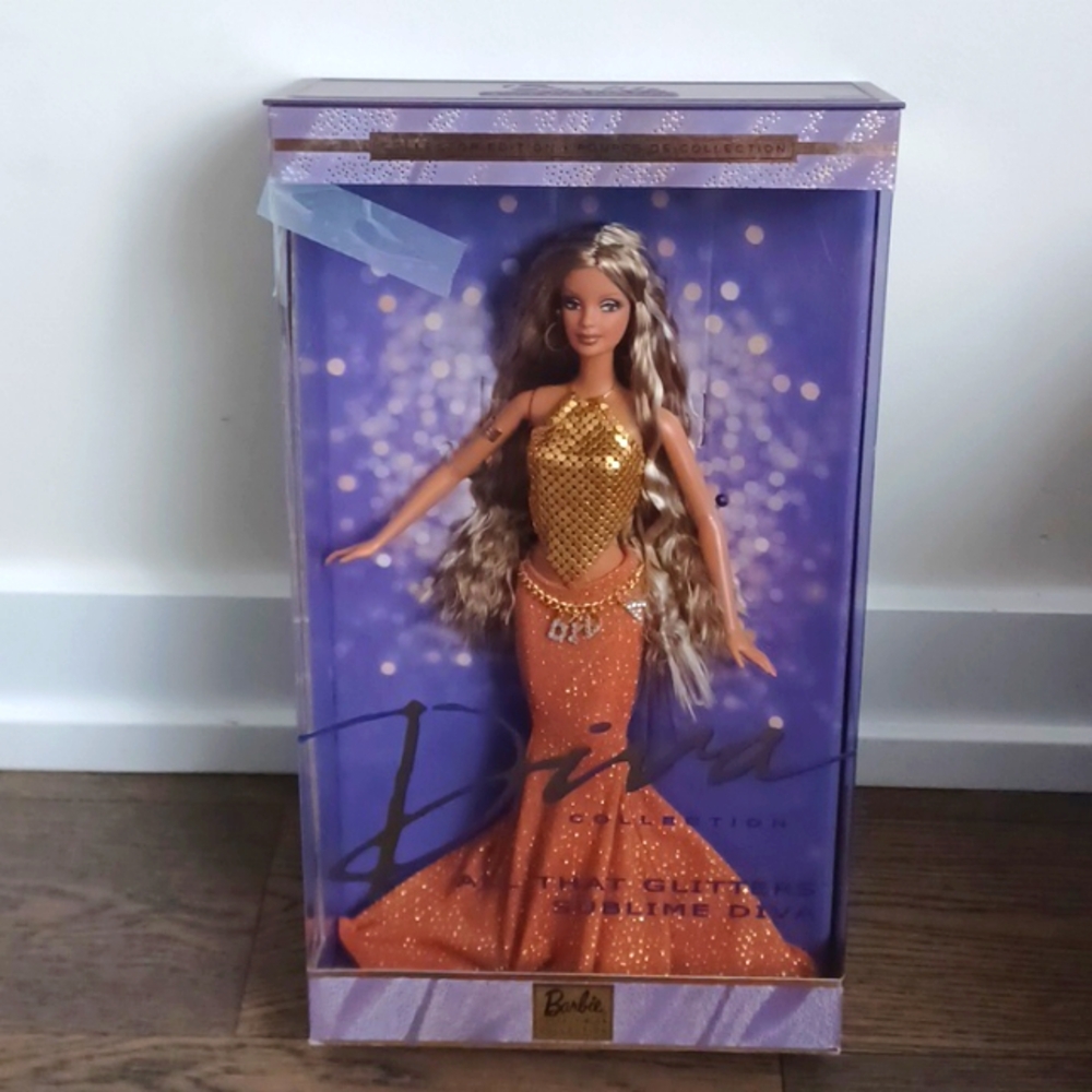 2002 Barbie Sublime Diva Collection Doll All That Glitters Waist Mattel #55426